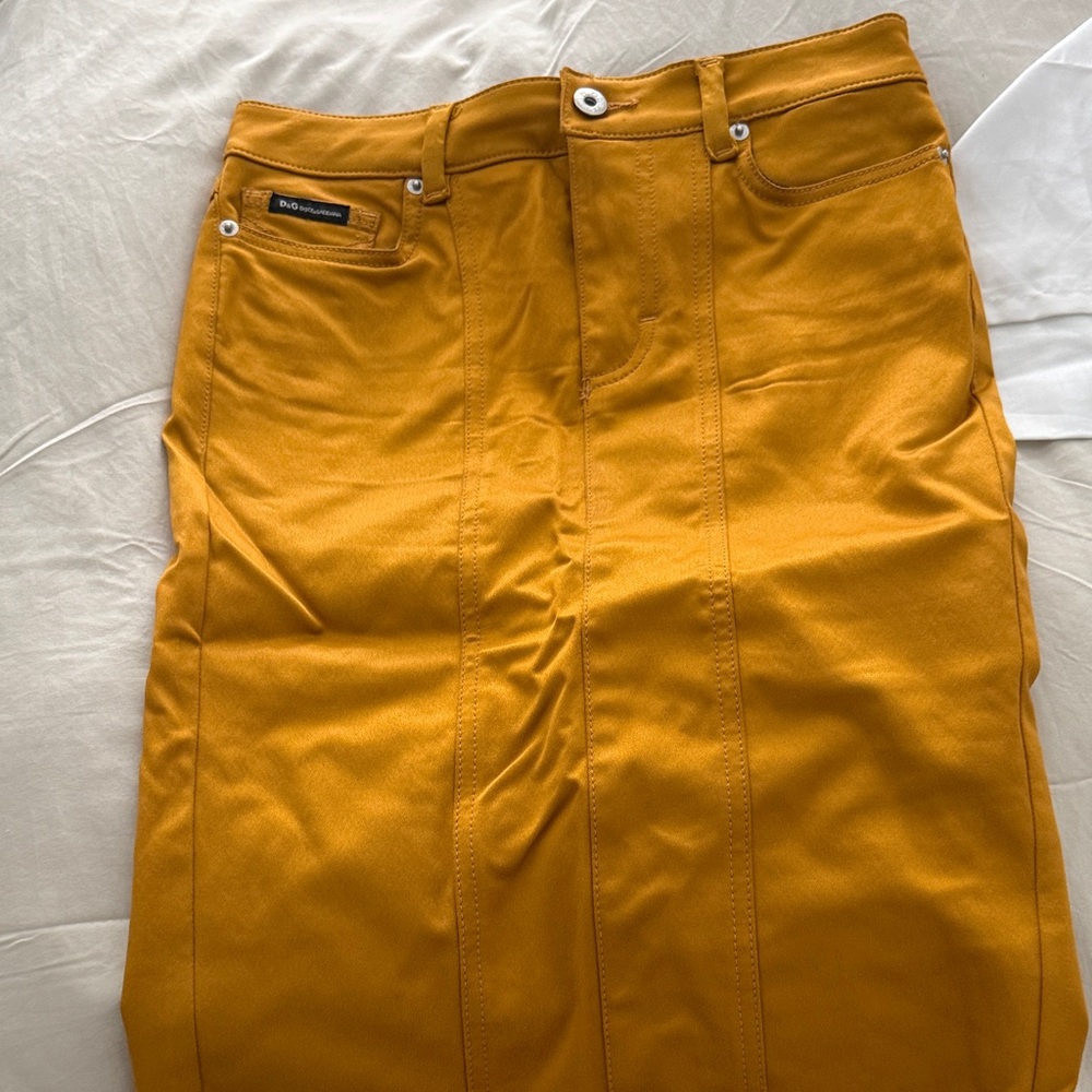 Dolce & Gabbana Golden Yellow skirt
